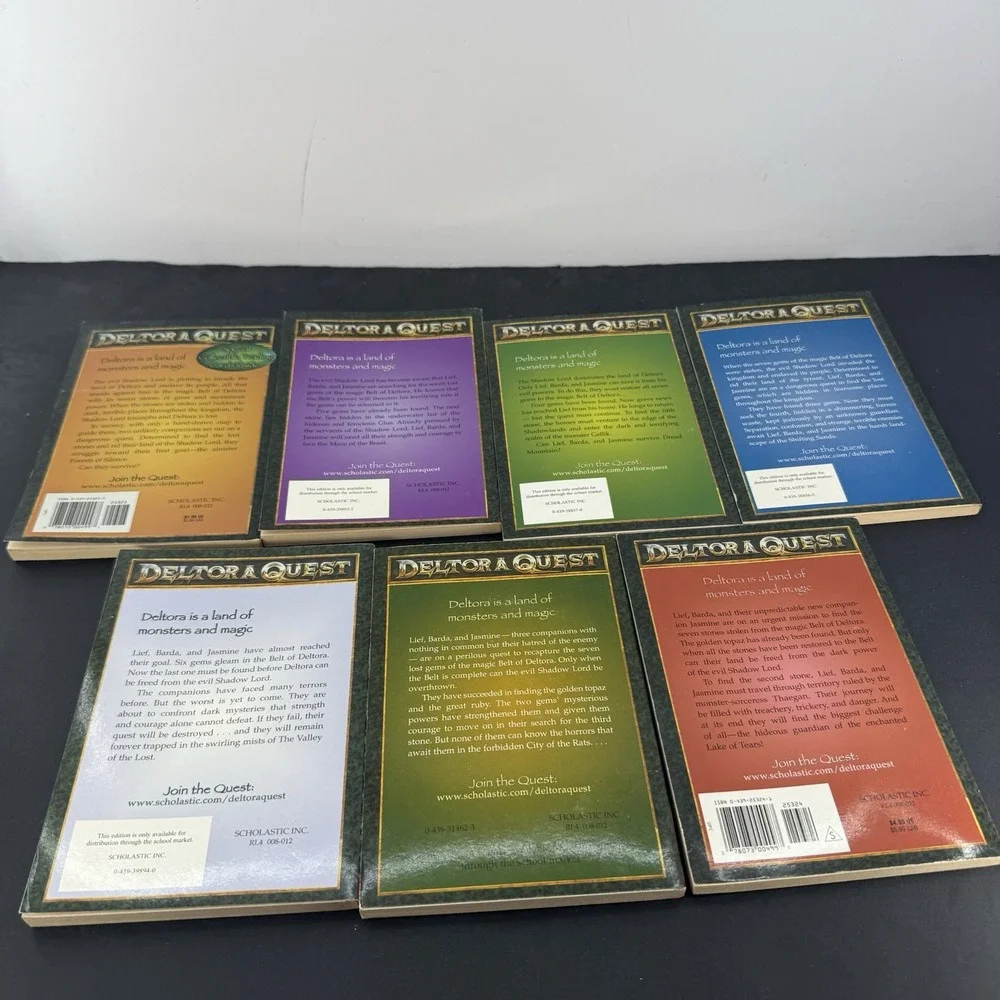DELTORA QUEST Series 1-7 by Rodda, Emily 1st American PB Scholastic 7